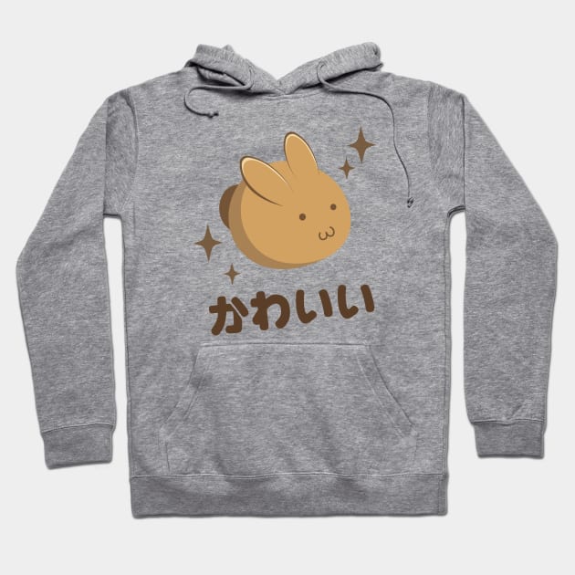 Kawaii round bunny loaf Hoodie by Marzuqi che rose